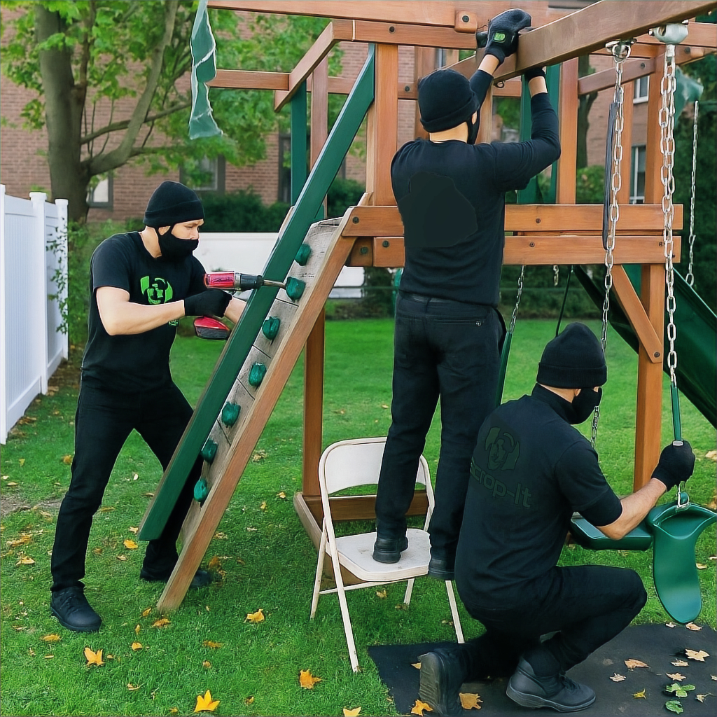 Scrap-It! crew performing residential junk removal on Long Island